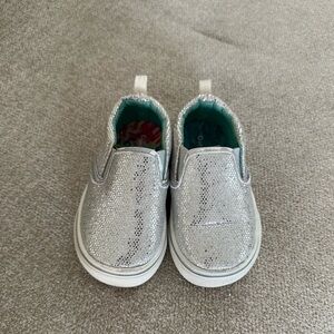 Garanimals Slip-On Sneakers Shoes Baby Toddler Size 5 Sparkle School Party Cute
